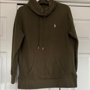 Polo Ralph Lauren olive funnel neck tunic size small